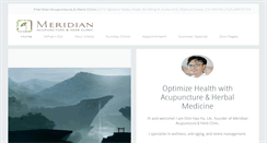 Desktop Screenshot of meridianahc.com