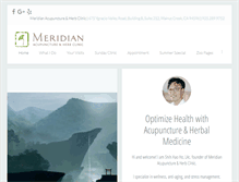 Tablet Screenshot of meridianahc.com